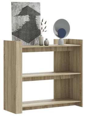 VidaXL Wandtafel 100x35x90 cm bewerkt hout sonoma eikenkleurig