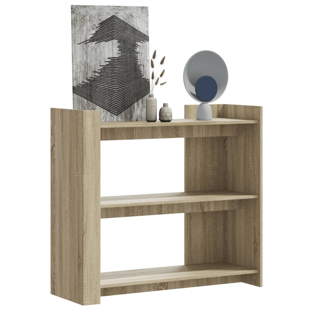 VidaXL Wandtafel 100x35x90 cm bewerkt hout sonoma eikenkleurig