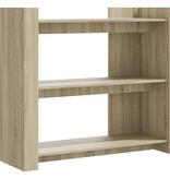 VidaXL Wandtafel 100x35x90 cm bewerkt hout sonoma eikenkleurig