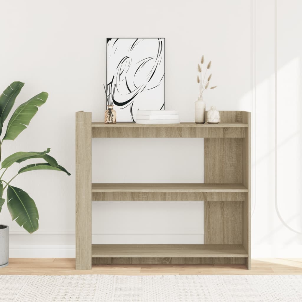 VidaXL Wandtafel 100x35x90 cm bewerkt hout sonoma eikenkleurig