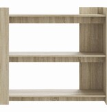 VidaXL Wandtafel 100x35x90 cm bewerkt hout sonoma eikenkleurig