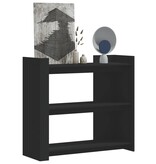 VidaXL Wandtafel 100x35x90 cm bewerkt hout zwart