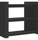VidaXL Wandtafel 100x35x90 cm bewerkt hout zwart