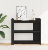 VidaXL Wandtafel 100x35x90 cm bewerkt hout zwart