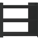 VidaXL Wandtafel 100x35x90 cm bewerkt hout zwart