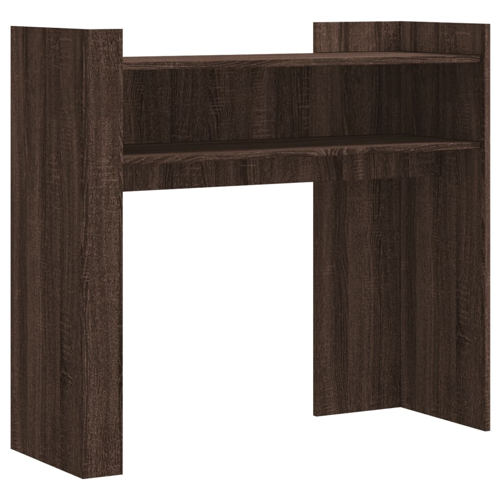 VidaXL Wandtafel 100x35x90 cm bewerkt hout bruin eikenkleurig