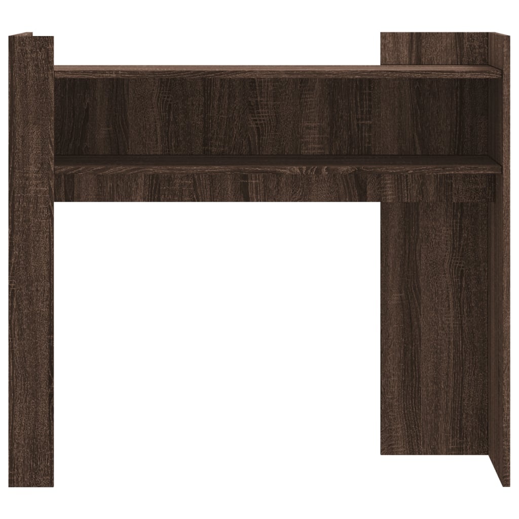 VidaXL Wandtafel 100x35x90 cm bewerkt hout bruin eikenkleurig