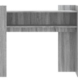 VidaXL Wandtafel 100x35x90 cm bewerkt hout grijs sonoma eikenkleurig