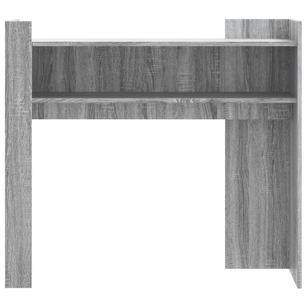 VidaXL Wandtafel 100x35x90 cm bewerkt hout grijs sonoma eikenkleurig