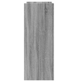 VidaXL Wandtafel 100x35x90 cm bewerkt hout grijs sonoma eikenkleurig