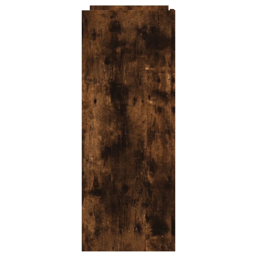 VidaXL Wandtafel 100x35x90 cm bewerkt hout gerookt eikenkleurig