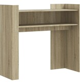 VidaXL Wandtafel 100x35x90 cm bewerkt hout sonoma eikenkleurig