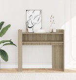 VidaXL Wandtafel 100x35x90 cm bewerkt hout sonoma eikenkleurig