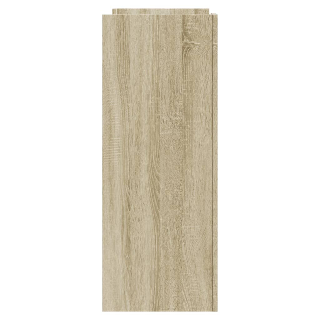 VidaXL Wandtafel 100x35x90 cm bewerkt hout sonoma eikenkleurig
