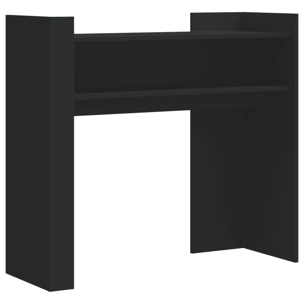 VidaXL Wandtafel 100x35x90 cm bewerkt hout zwart