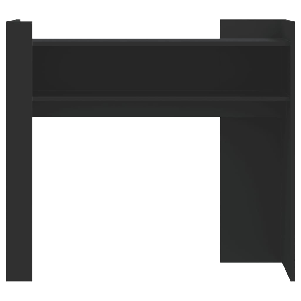 VidaXL Wandtafel 100x35x90 cm bewerkt hout zwart
