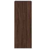 VidaXL Schoenenkast 52x37,5x100 cm bewerkt hout bruin eikenkleurig