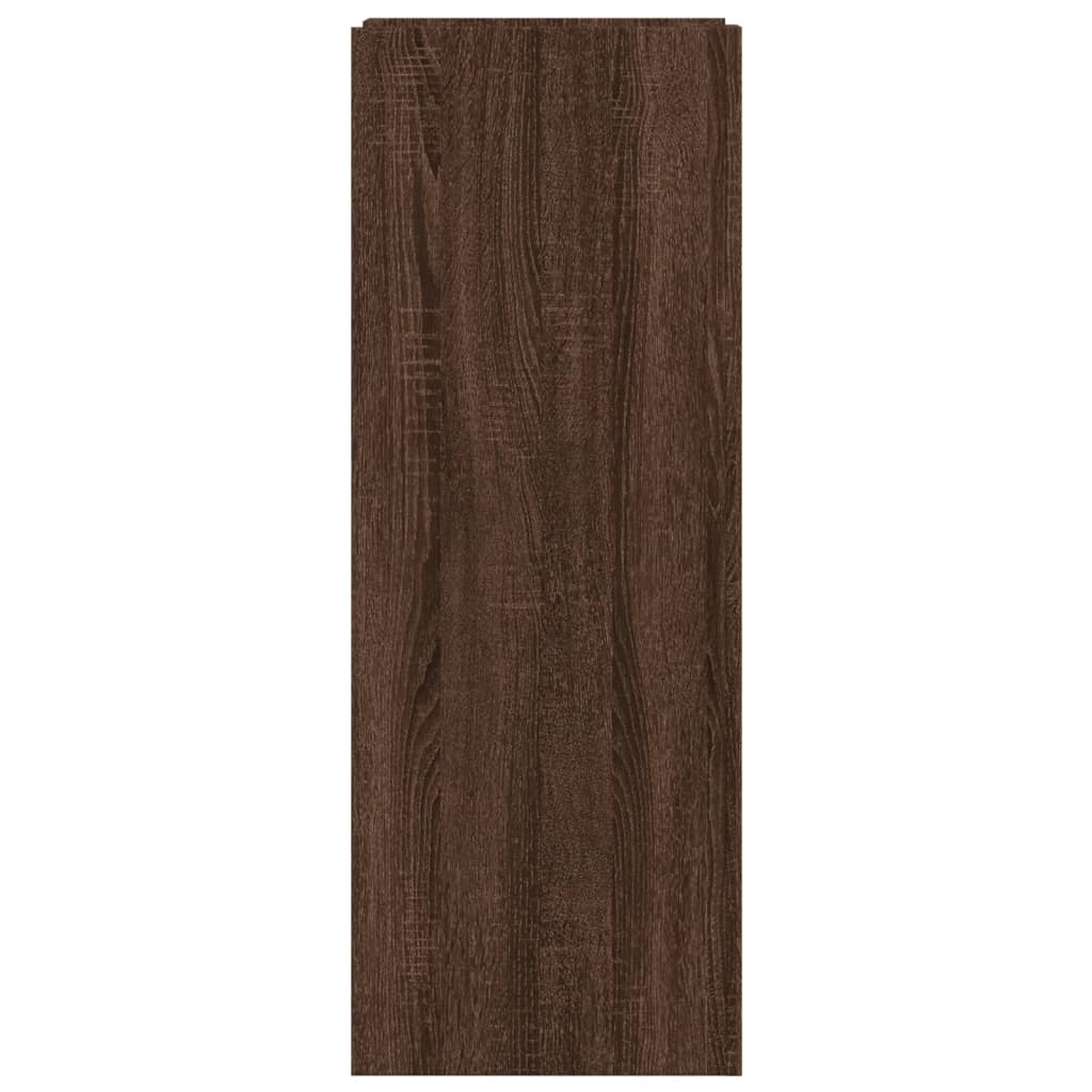 VidaXL Schoenenkast 52x37,5x100 cm bewerkt hout bruin eikenkleurig