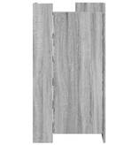 VidaXL Schoenenkast 52x37,5x100 cm bewerkt hout grijs sonoma eiken