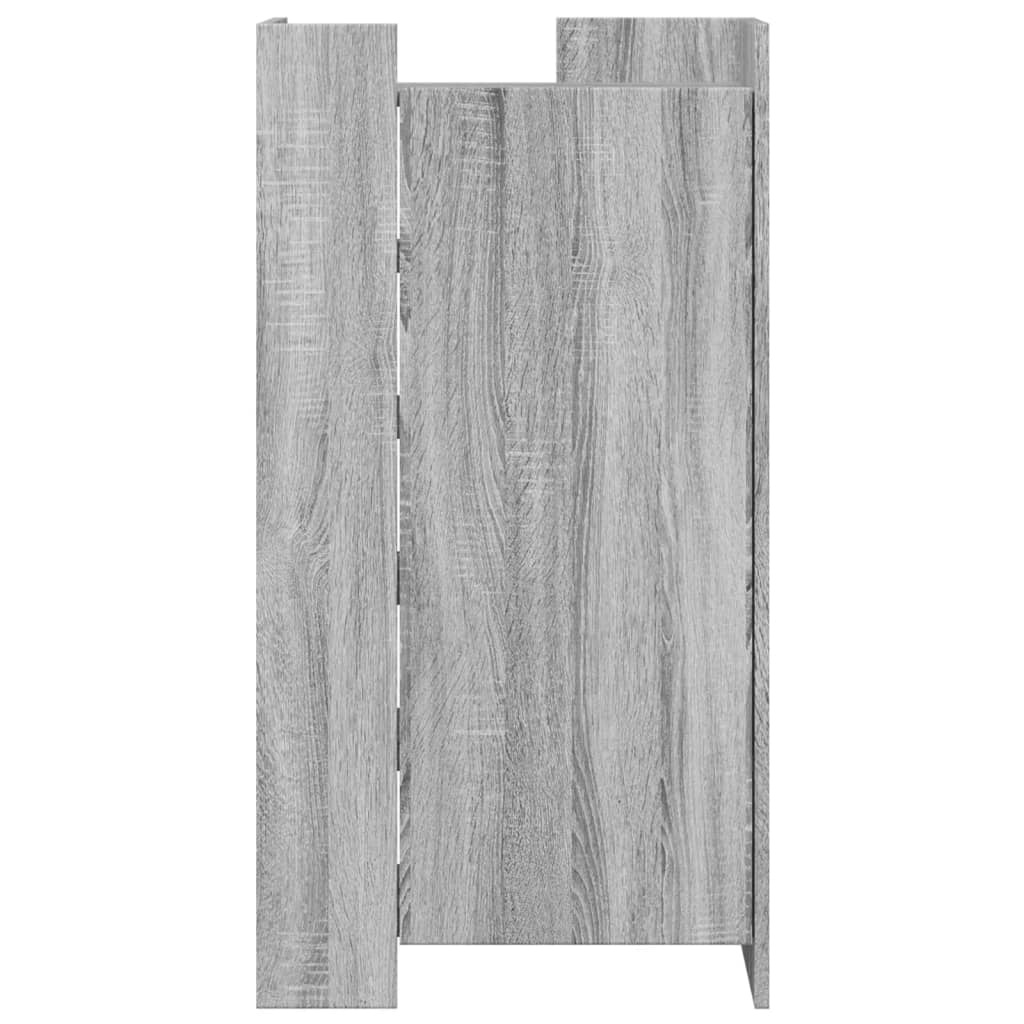 VidaXL Schoenenkast 52x37,5x100 cm bewerkt hout grijs sonoma eiken