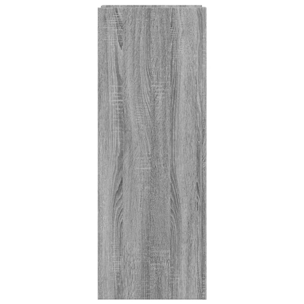 VidaXL Schoenenkast 52x37,5x100 cm bewerkt hout grijs sonoma eiken