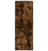 VidaXL Schoenenkast 52x37,5x100 cm bewerkt hout gerookt eikenkleurig