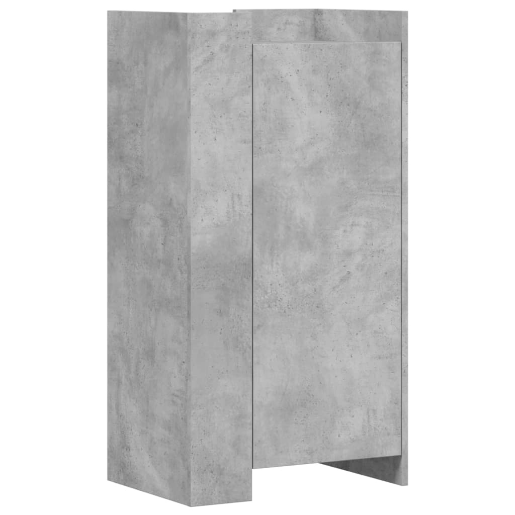 VidaXL Schoenenkast 52x37,5x100 cm bewerkt hout betongrijs
