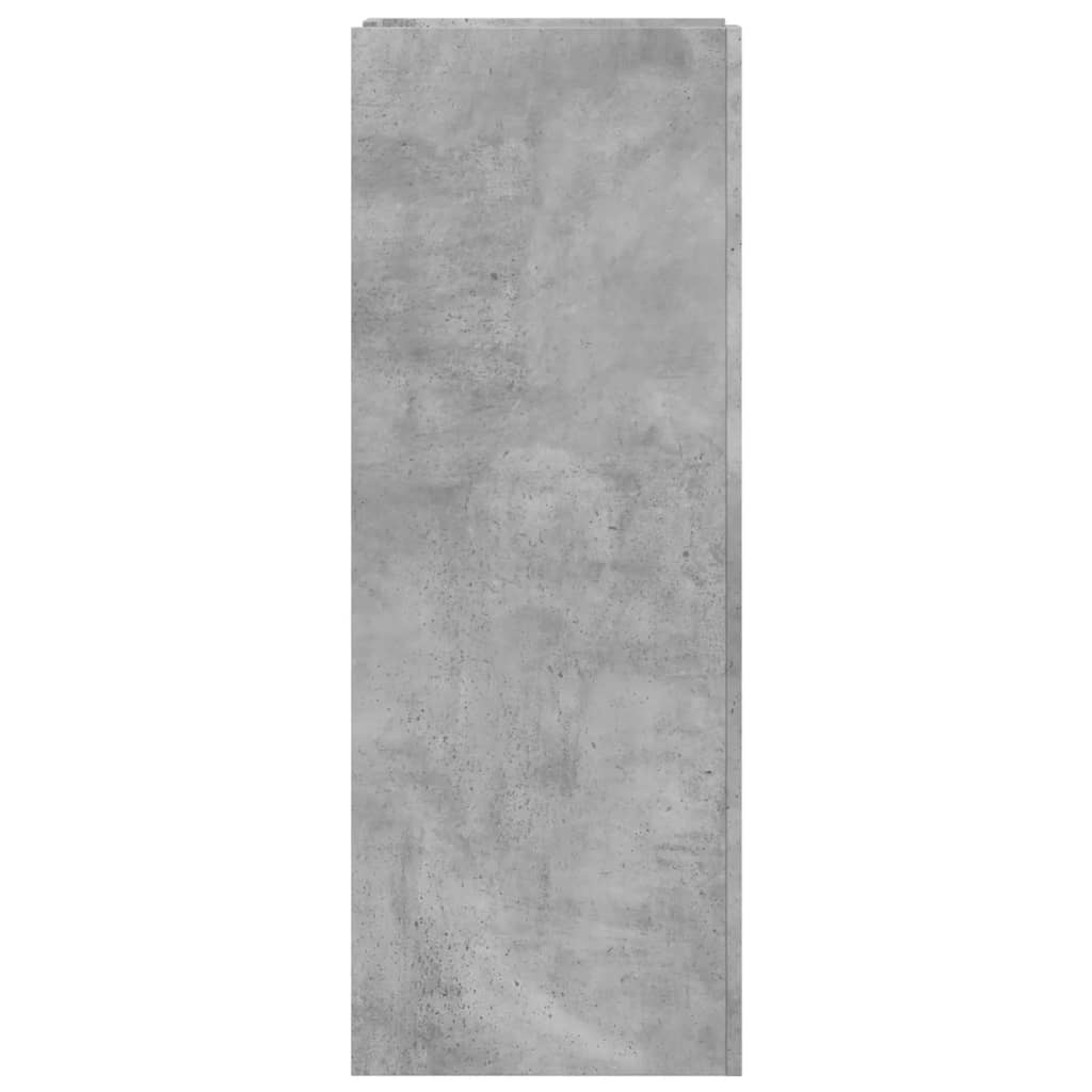 VidaXL Schoenenkast 52x37,5x100 cm bewerkt hout betongrijs