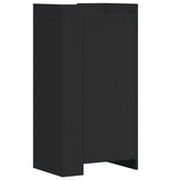 VidaXL Schoenenkast 52x37,5x100 cm bewerkt hout zwart