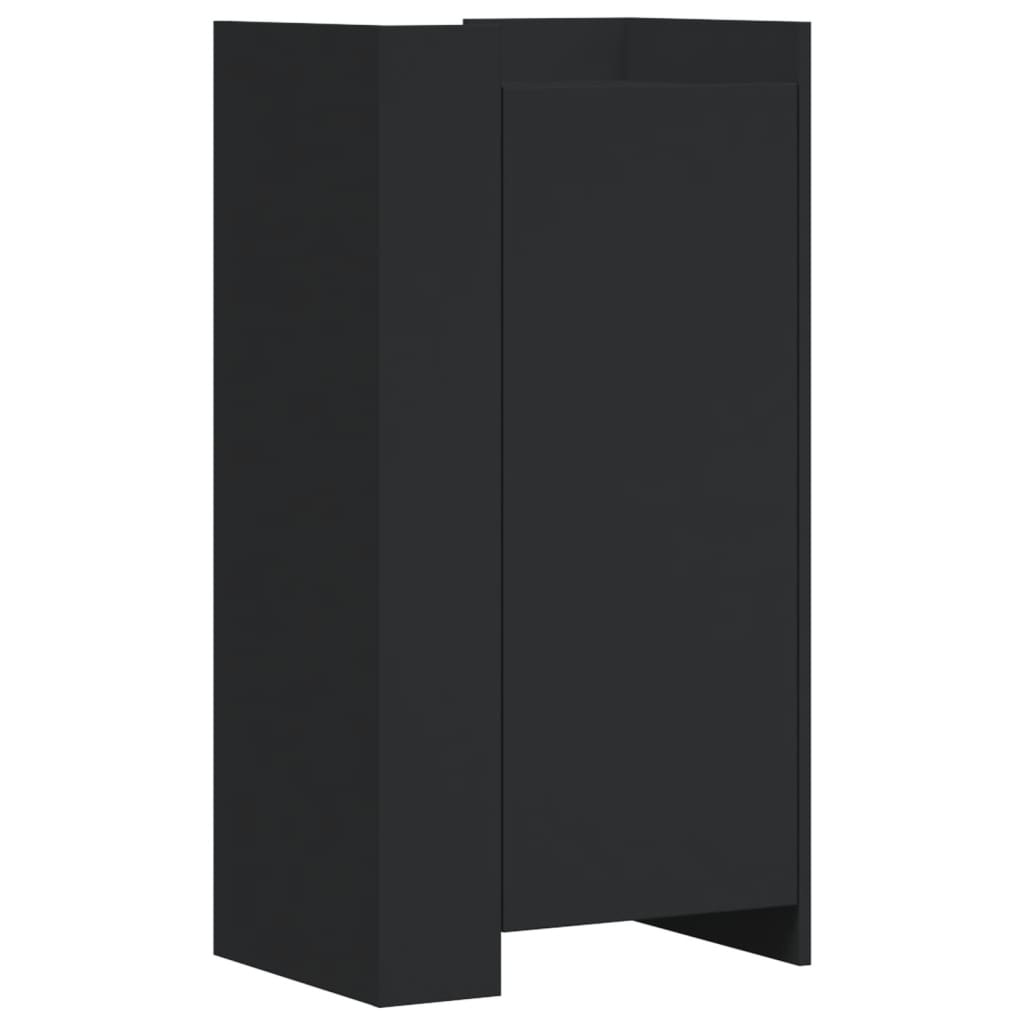 VidaXL Schoenenkast 52x37,5x100 cm bewerkt hout zwart