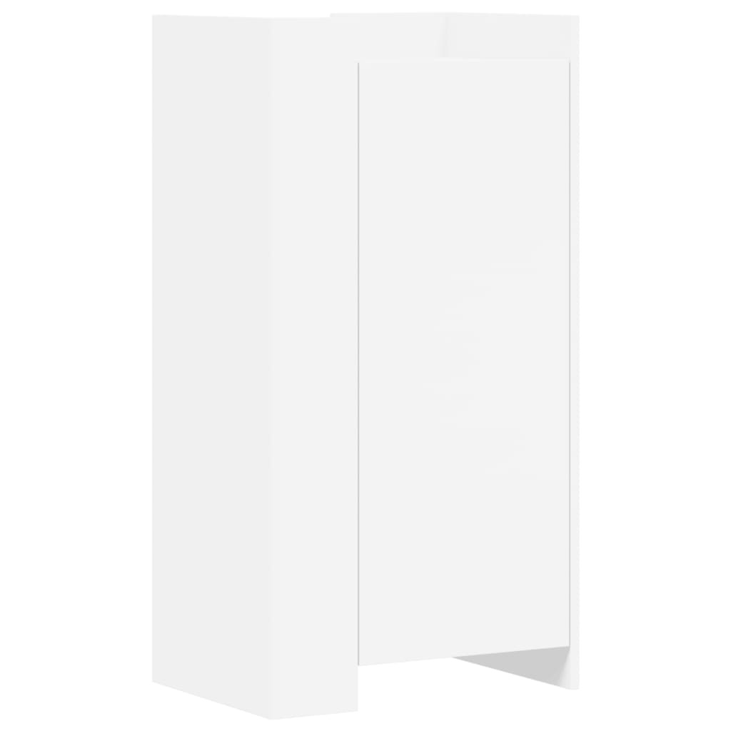 VidaXL Schoenenkast 52x37,5x100 cm bewerkt hout wit