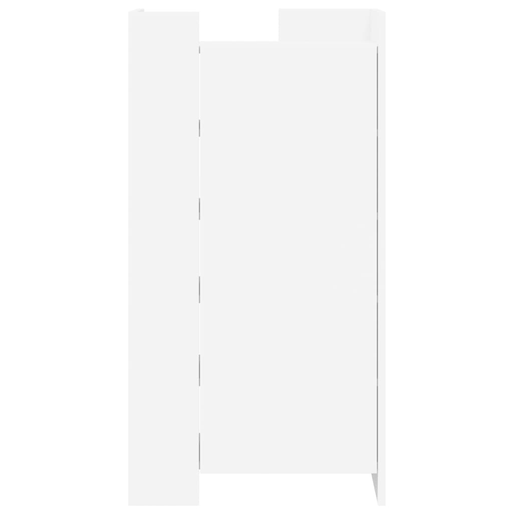 VidaXL Schoenenkast 52x37,5x100 cm bewerkt hout wit