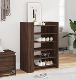 VidaXL Schoenenkast 74,5x37,5x100 cm bewerkt hout bruin eikenkleurig