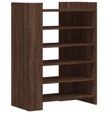 VidaXL Schoenenkast 74,5x37,5x100 cm bewerkt hout bruin eikenkleurig