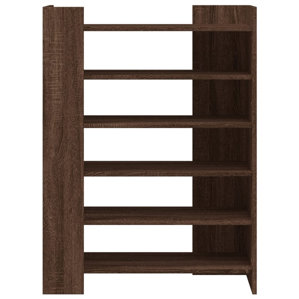 VidaXL Schoenenkast 74,5x37,5x100 cm bewerkt hout bruin eikenkleurig