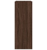 VidaXL Schoenenkast 74,5x37,5x100 cm bewerkt hout bruin eikenkleurig
