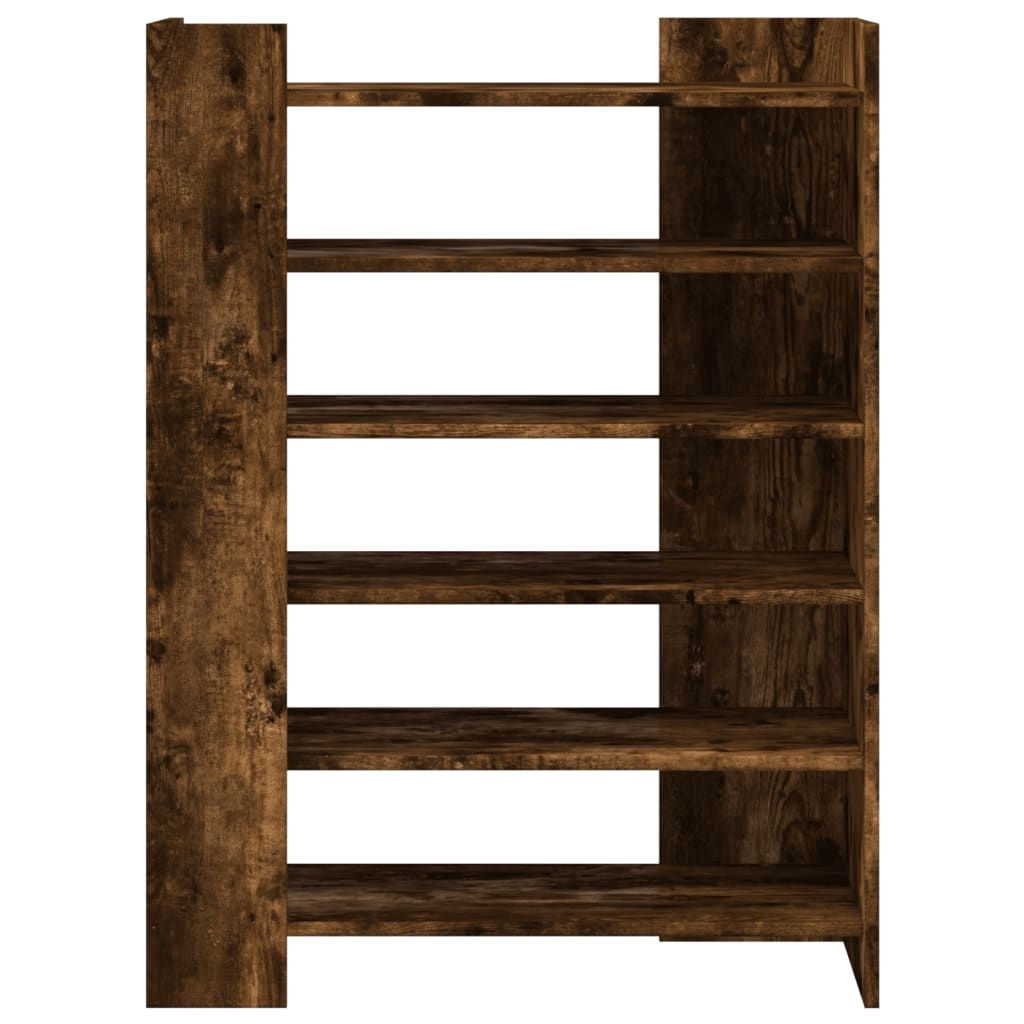 VidaXL Schoenenkast 74,5x37,5x100 cm bewerkt hout gerookt eikenkleurig