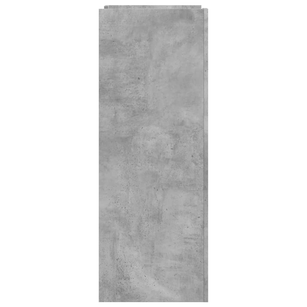 VidaXL Schoenenkast 74,5x37,5x100 cm bewerkt hout betongrijs