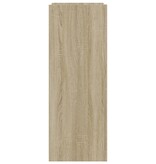 VidaXL Schoenenkast 74,5x37,5x100 cm bewerkt hout sonoma eikenkleurig