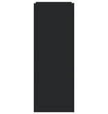 VidaXL Schoenenkast 74,5x37,5x100 cm bewerkt hout zwart