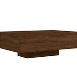 VidaXL Salontafel met LED-verlichting 85x55x31 cm bruin eikenkleur
