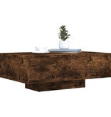 VidaXL Salontafel met LED-verlichting 85x55x31 cm gerookt eikenkleurig