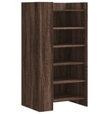 VidaXL Schoenenkast 52x37,5x100 cm bewerkt hout bruin eikenkleurig
