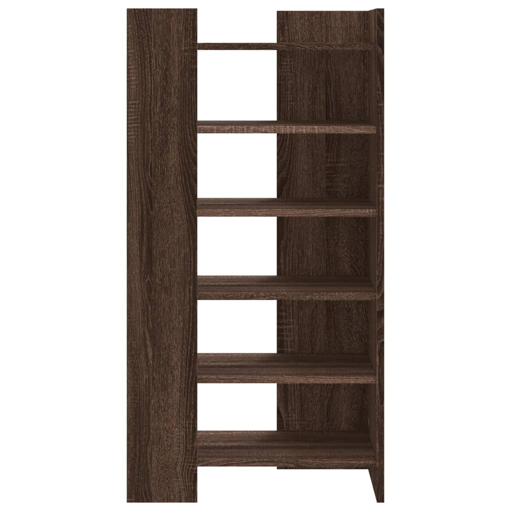 VidaXL Schoenenkast 52x37,5x100 cm bewerkt hout bruin eikenkleurig