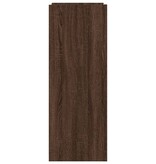 VidaXL Schoenenkast 52x37,5x100 cm bewerkt hout bruin eikenkleurig