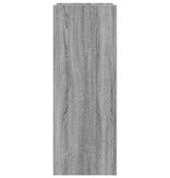 VidaXL Schoenenkast 52x37,5x100 cm bewerkt hout grijs sonoma eiken