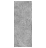 VidaXL Schoenenkast 52x37,5x100 cm bewerkt hout betongrijs
