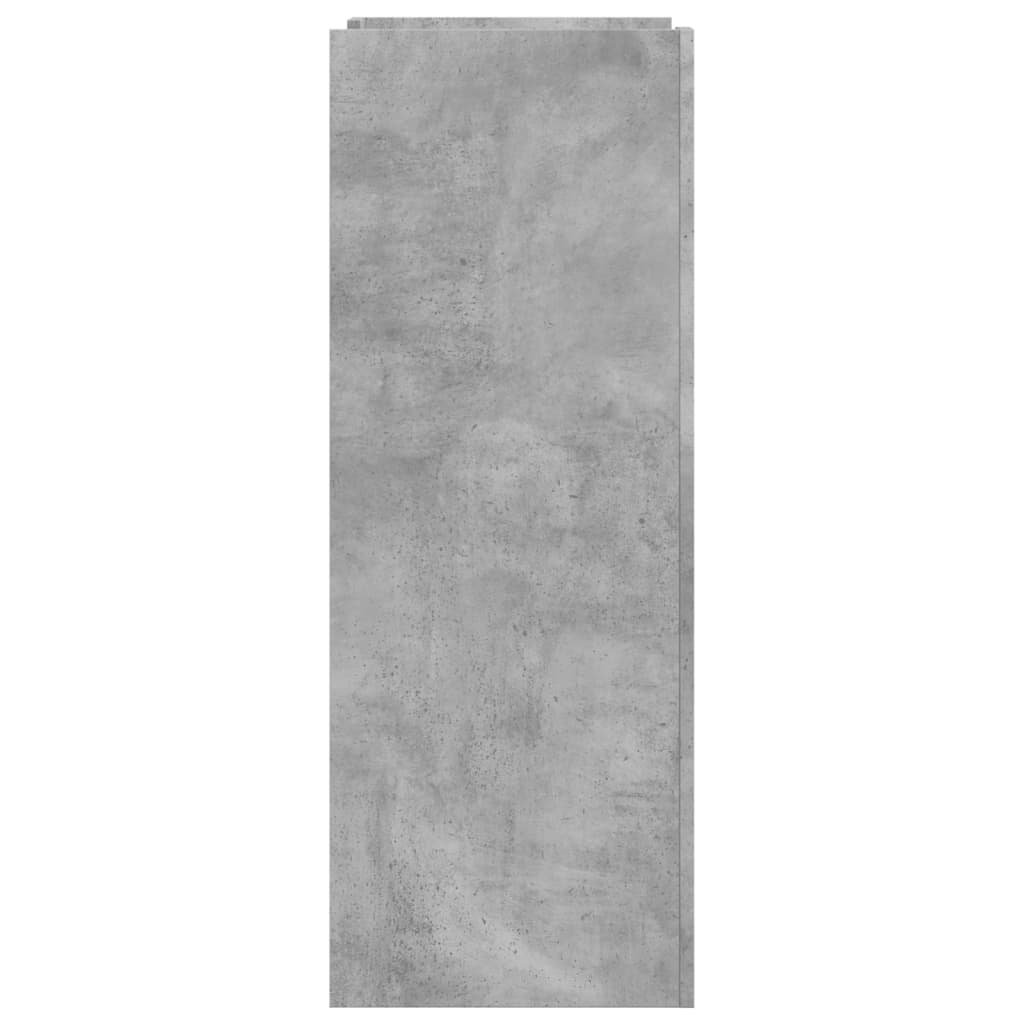 VidaXL Schoenenkast 52x37,5x100 cm bewerkt hout betongrijs