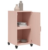 VidaXL Dressoir 36x39x72 cm koudgewalst staal roze