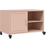 VidaXL Tv-meubel 68x39x43,5 cm koudgewalst staal roze